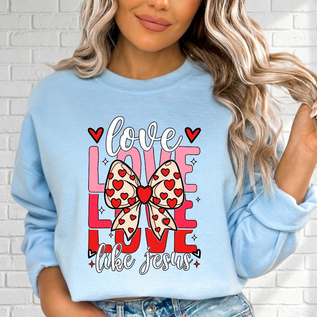 Love Like Jesus | Heartfelt Faith Sweatshirt - Luckets.com