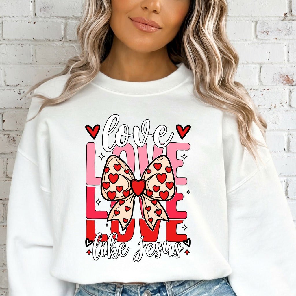 Love Like Jesus | Heartfelt Faith Sweatshirt - Luckets.com