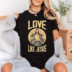 Love Like Jesus Retro Christian Faith Ready to Press DTF Transfer for Dtf
