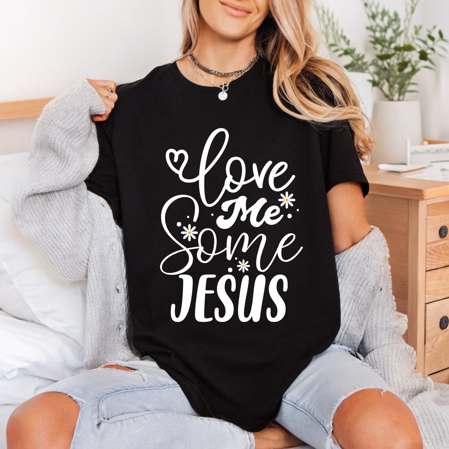 Love Some Jesus Faith-inspired Christian Faith Ready to Press DTF Transfer for Dtf