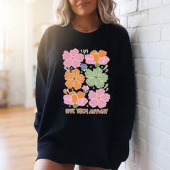 Love Them Anyway | Floral Grace & Compassion Sweatshirt - Luckets.com