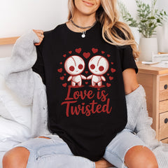 Love Twisted Voodoo Dolls Valentine Funny Ready to Press DTF Transfer for Dtf
