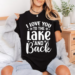 Love You Lake Back Valentine Camping Ready to Press DTF Transfer for Dtf