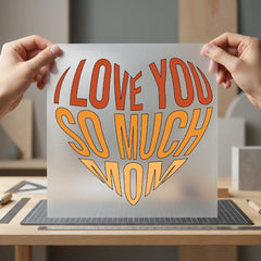 Love You Much Mom Mom Retro Ready to Press DTF Transfer for Dtf