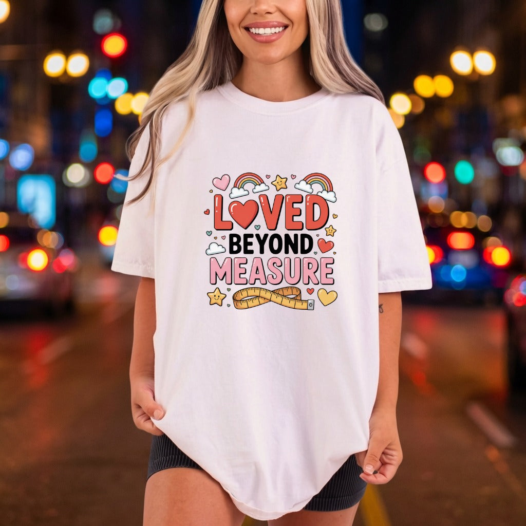 Loved Beyond Measure Diy Aesthetic Ready to Press DTF Transfer for Dtf