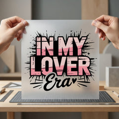 Lover Era Retro Grunge Valentine Retro Ready to Press DTF Transfer for Dtf