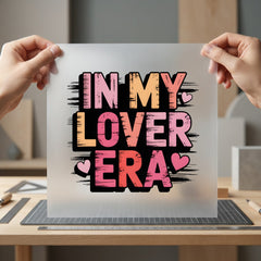 Lover Era Retro Love Valentine Retro Ready to Press DTF Transfer for Dtf