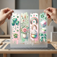 Lucky Charms Floral Dream Spring Aesthetic Ready to Press DTF Transfer for Dtf
