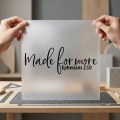 Made More Ephesians Script Christian Faith Ready to Press DTF Transfer for Dtf
