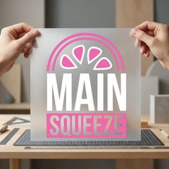 Main Squeeze Quote Retro Valentine Retro Ready to Press DTF Transfer for Dtf