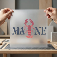 Maine Lobster Coastal Nautical Usa Vintage Ready to Press DTF Transfer for Dtf