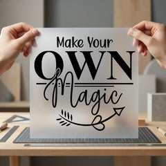 Make Own Magic Motivational Faith Ready to Press DTF Transfer for Dtf