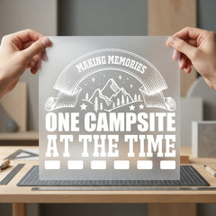 Making Memories One Campsite Camping Ready to Press DTF Transfer for Dtf