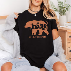 Mama Bear All Day Mom Mama Ready to Press DTF Transfer for Dtf