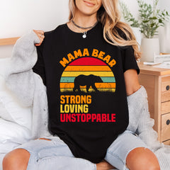 Mama Bear Strong Loving Mom Mama Ready to Press DTF Transfer for Dtf
