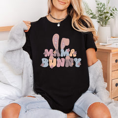 Mama Bunny Graphic Retro Easter Spring Ready to Press DTF Transfer for Dtf