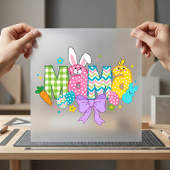 Mama Easter Gingham Polka Easter Spring Ready to Press DTF Transfer for Dtf