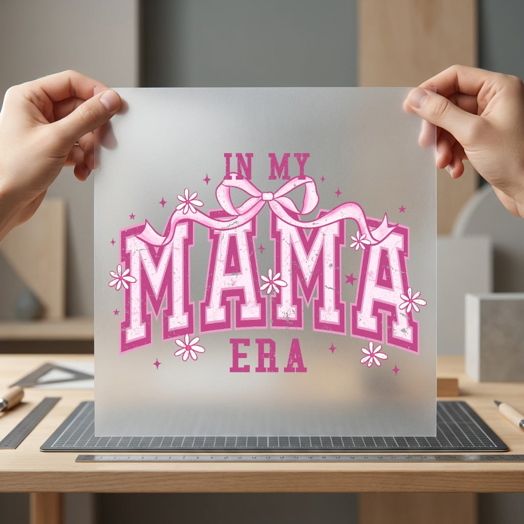 Mama Era Retro Distressed Mom Mama Ready to Press DTF Transfer for Dtf