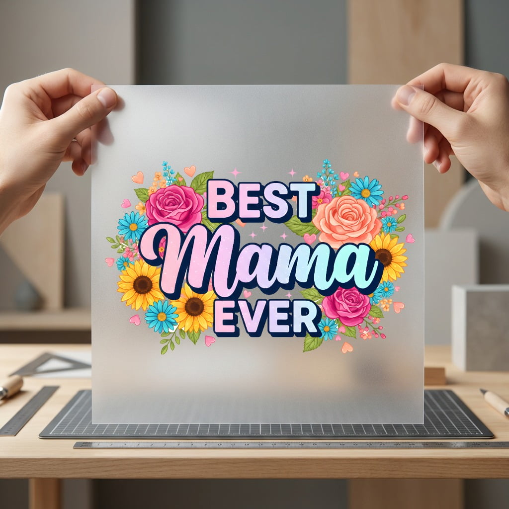 Mama Ever Floral Vibrant Mom Mama Ready to Press DTF Transfer for Dtf