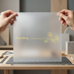 Mama Floral Outline Elegant Mom Mama Ready to Press DTF Transfer for Dtf
