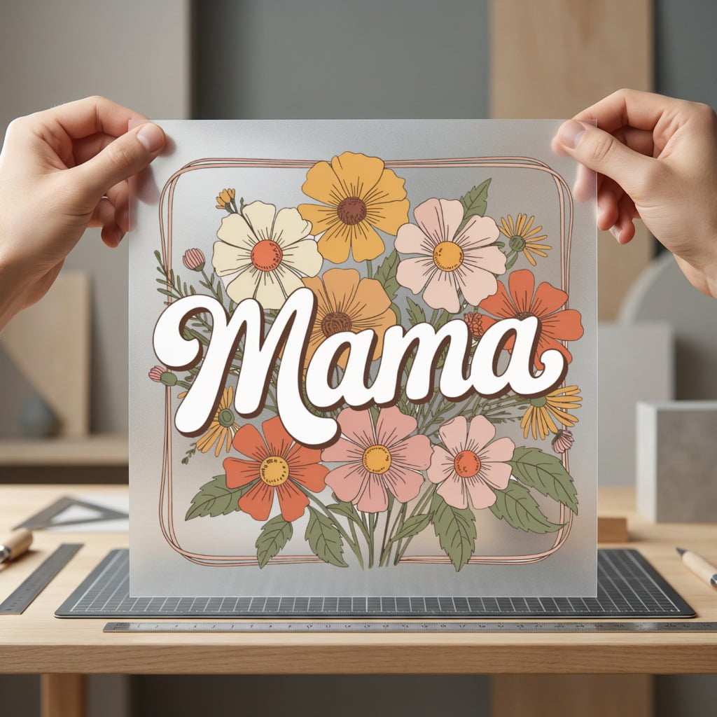 Mama Floral Retro Bloom Mom Mama Ready to Press DTF Transfer for Dtf