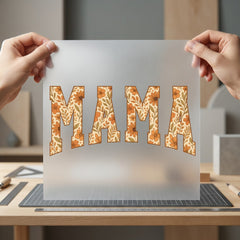 Mama Floral Retro Diy Mom Vintage Ready to Press DTF Transfer for Dtf