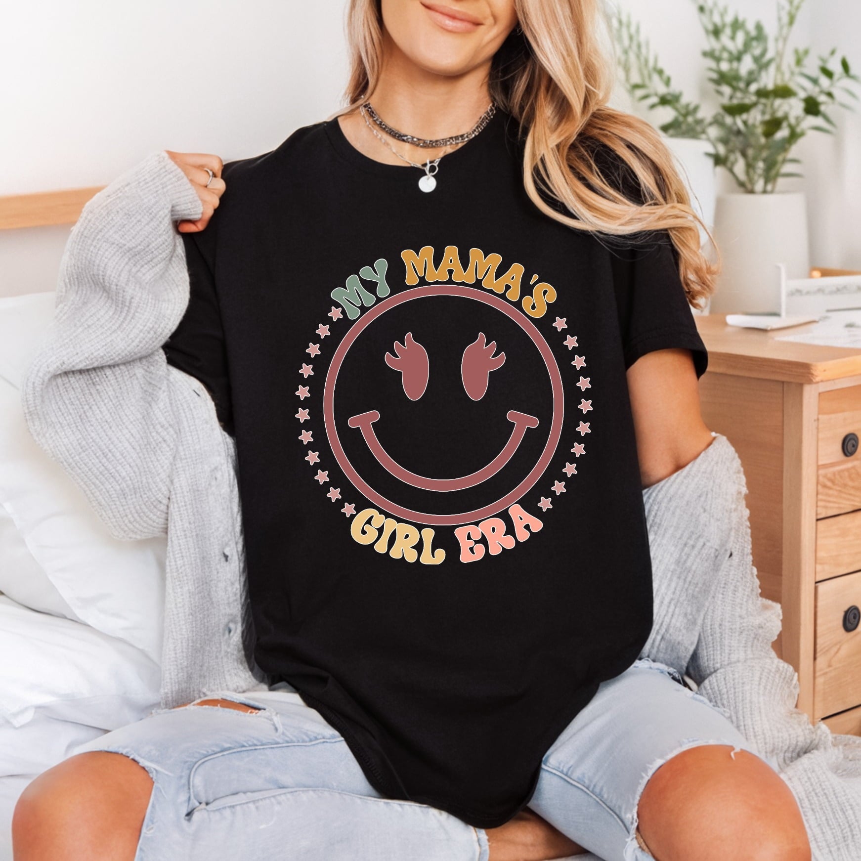 Mama Girl Era Retro Mom Vintage Ready to Press DTF Transfer for Dtf