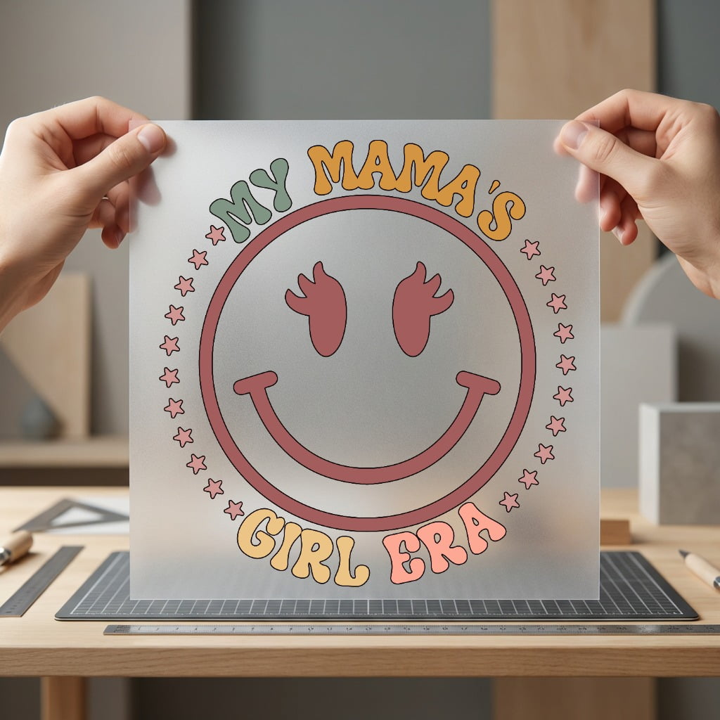 Mama Girl Era Retro Mom Vintage Ready to Press DTF Transfer for Dtf
