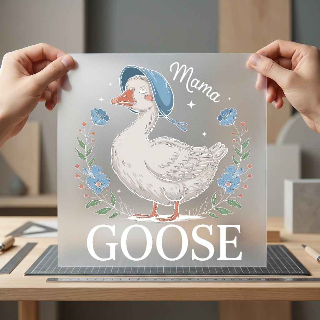 Mama Goose Floral Charming Mom Mama Ready to Press DTF Transfer for Dtf