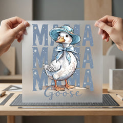 Mama Goose Hat Animal Mom Mama Ready to Press DTF Transfer for Dtf