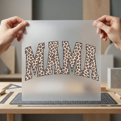Mama Leopard Arch Wild Mom Mama Ready to Press DTF Transfer for Dtf