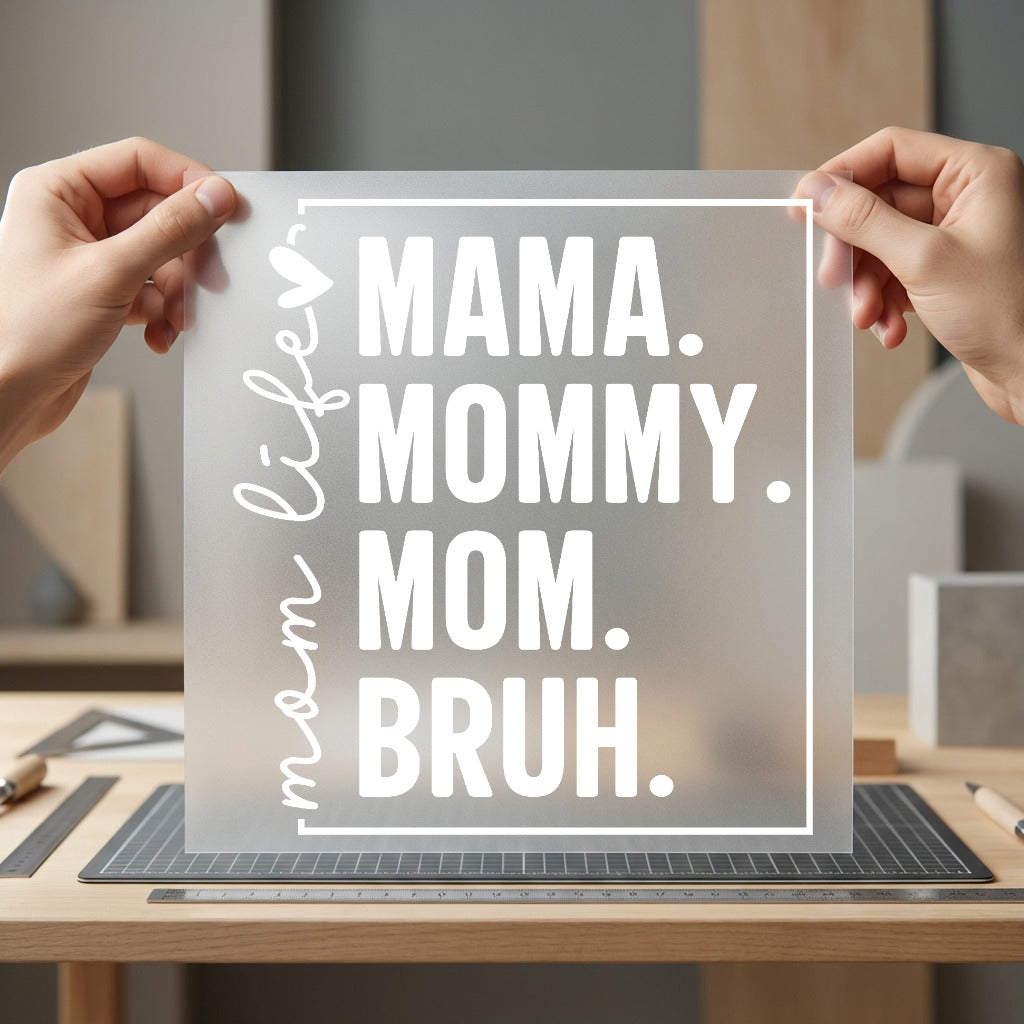 Mama Mommy Mom Bruh Mom Funny Ready to Press DTF Transfer for Dtf