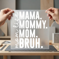 Mama Mommy Mom Bruh Mom Funny Ready to Press DTF Transfer for Dtf