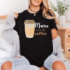 Mama Needs Coffee Cozy Mom Mama Ready to Press DTF Transfer for Dtf