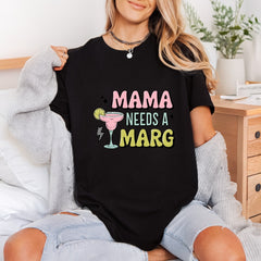 Mama Needs Marg Retro Mom Funny Ready to Press DTF Transfer for Dtf