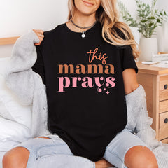 Mama Prays Faith-inspired Diy Faith Mom Ready to Press DTF Transfer for Dtf