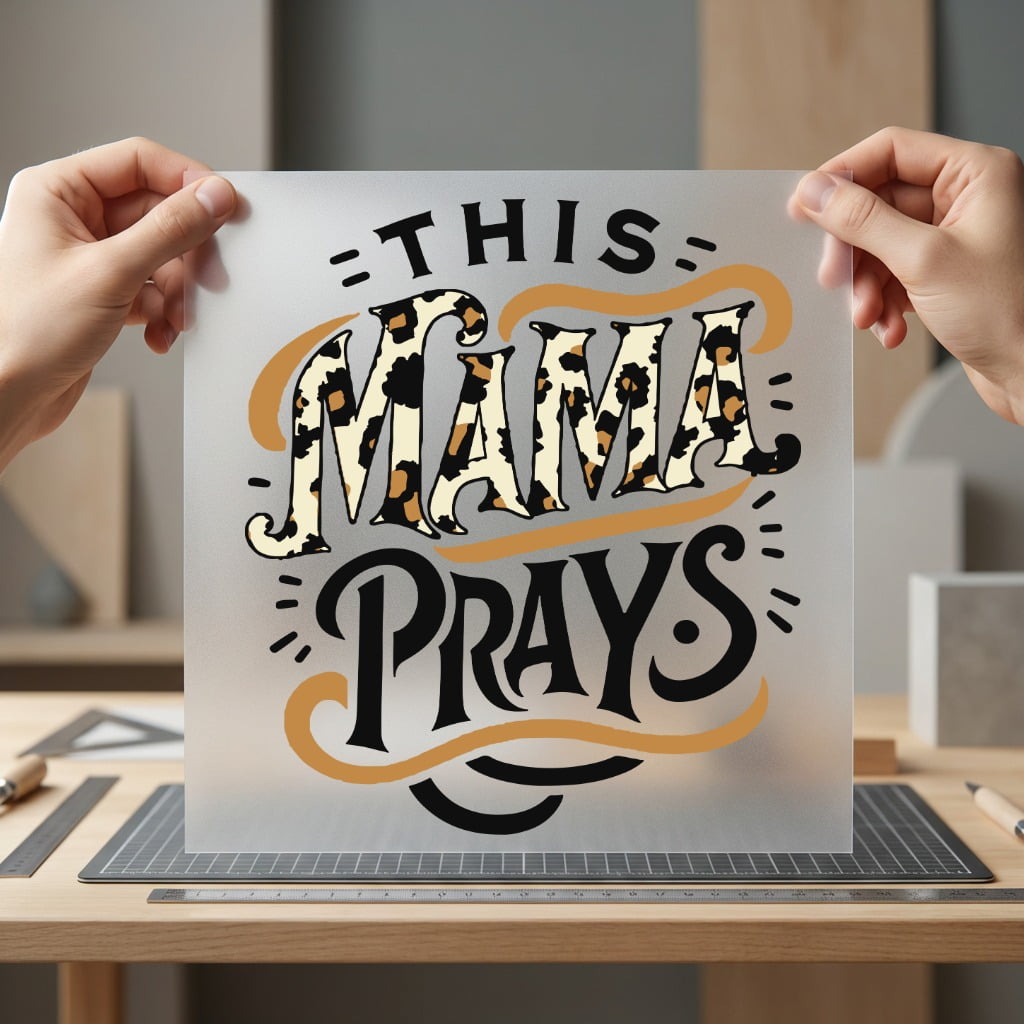 Mama Prays Leopard Retro Christian Faith Ready to Press DTF Transfer for Dtf