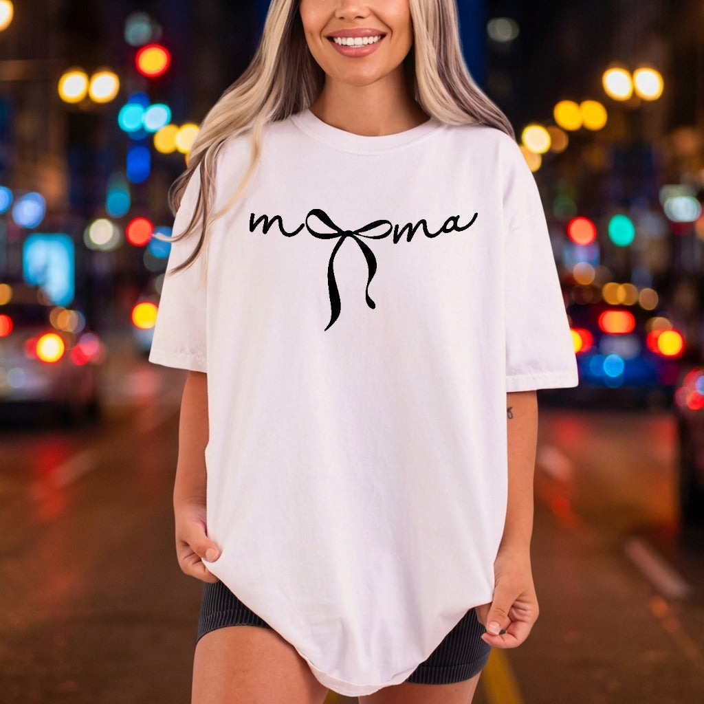 Mama Ribbon Script Elegant Mom Mama Ready to Press DTF Transfer for Dtf