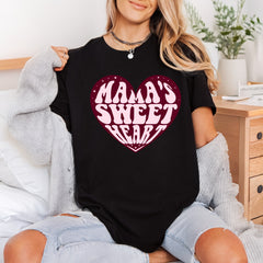 Mama Sweet Heart Retro Valentine Mom Ready to Press DTF Transfer for Dtf