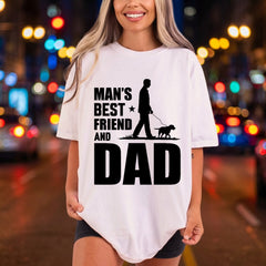 Man Friend Dad Pet Mom Dad Ready to Press DTF Transfer for Dtf