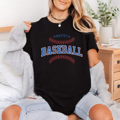 Mascot Baseball Sports Diy Usa Mom Ready to Press DTF Transfer for Dtf