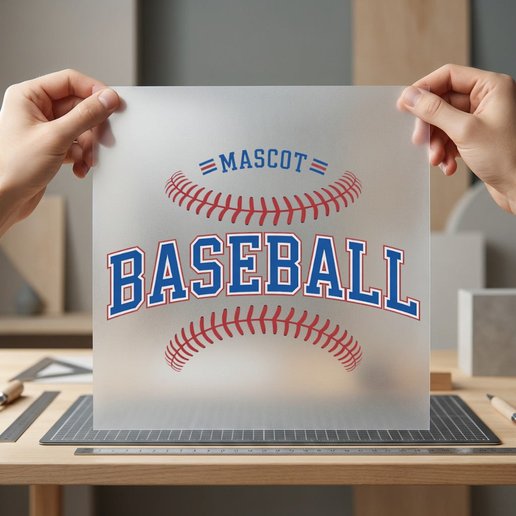 Mascot Baseball Sports Diy Usa Mom Ready to Press DTF Transfer for Dtf