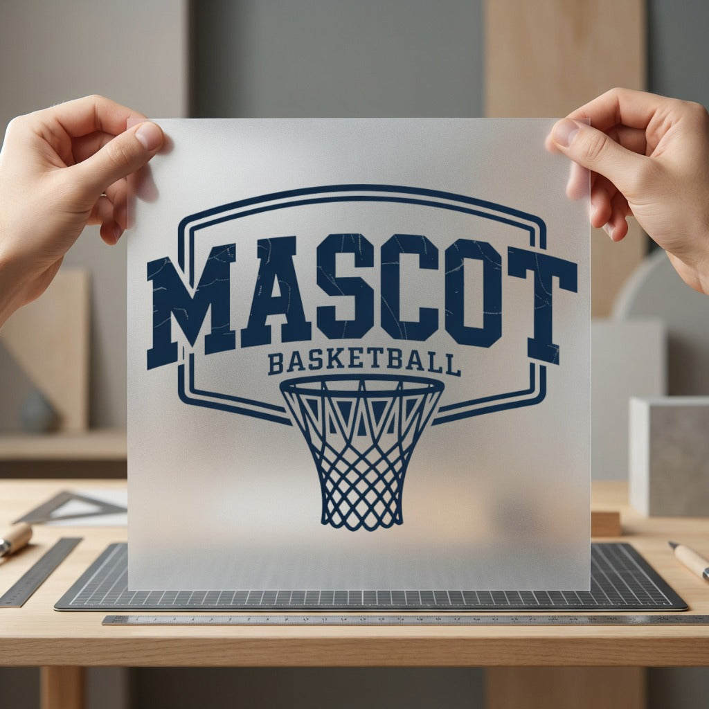 Mascot Basketball Retro Sport Vintage Retro Ready to Press DTF Transfer for Dtf