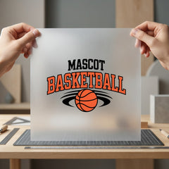 Mascot Basketball Sports Team Aesthetic Fitness Ready to Press DTF Transfer for Dtf