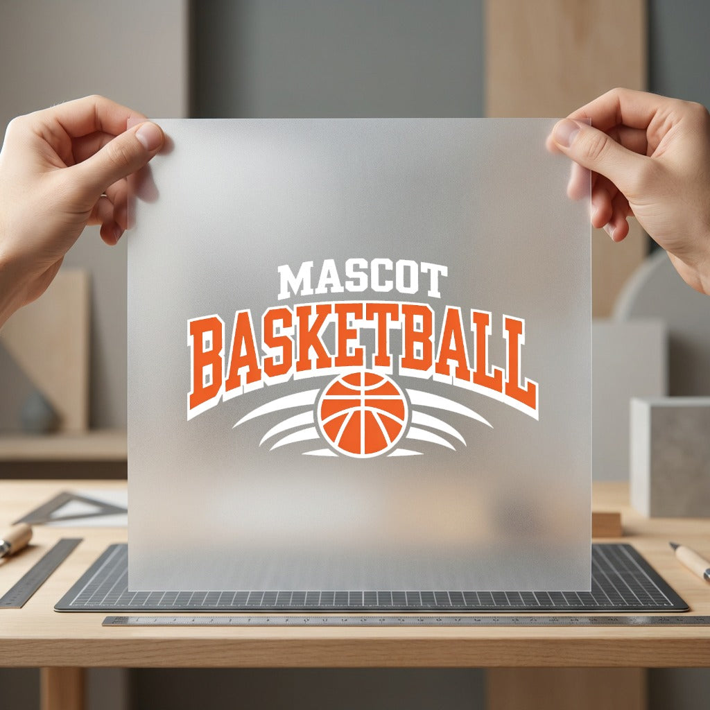 Mascot Basketball Sports Team Retro Aesthetic Ready to Press DTF Transfer for Dtf