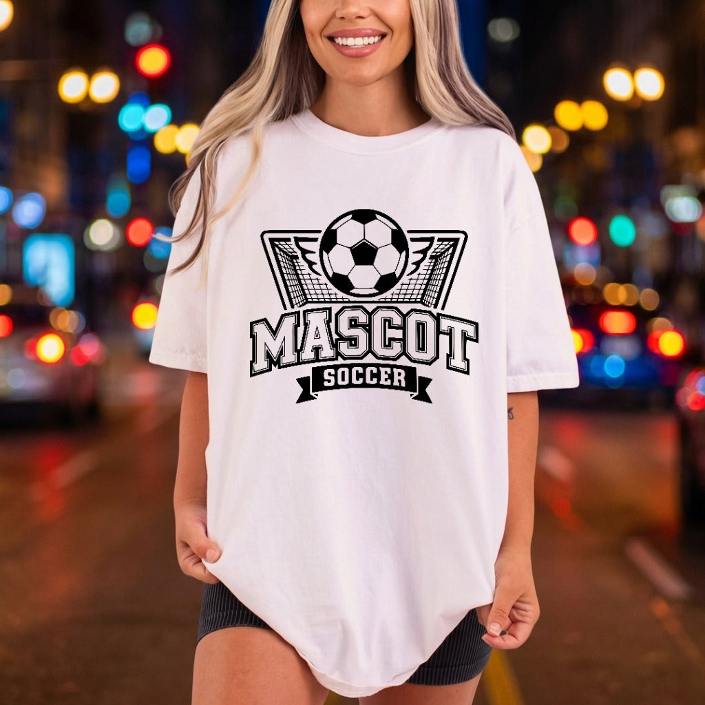 Mascot Soccer Sports Team Fitness Ready to Press DTF Transfer for Dtf