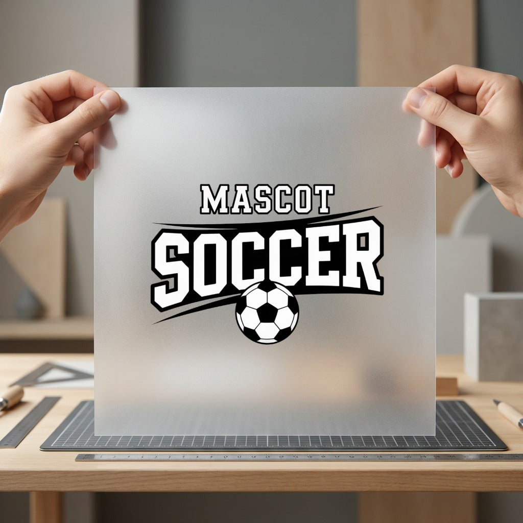 Mascot Soccer Sporty Diy Retro Aesthetic Ready to Press DTF Transfer for Dtf
