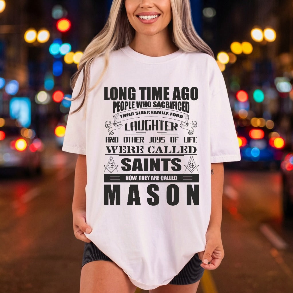 Mason Saints Quote Brotherhood Dad Vintage Ready to Press DTF Transfer for Dtf