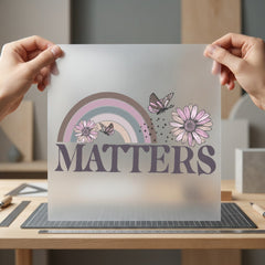 Matters Rainbow Floral Boho Boho Aesthetic Ready to Press DTF Transfer for Dtf