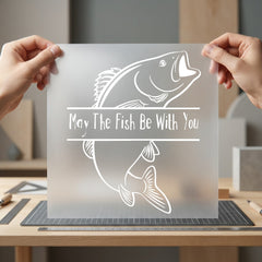 May Fish You Fishing Dad Funny Ready to Press DTF Transfer for Dtf